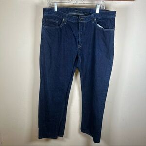 John Varvatos USA Jeans Mens 38x29 Classic Straight Dark Wash Blue Denim